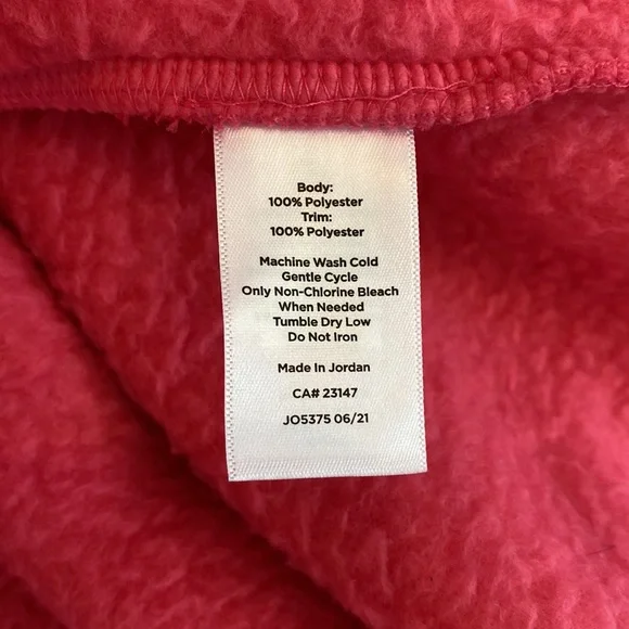 Talbots hot pink fleece Jacket - Picture 4 of 4